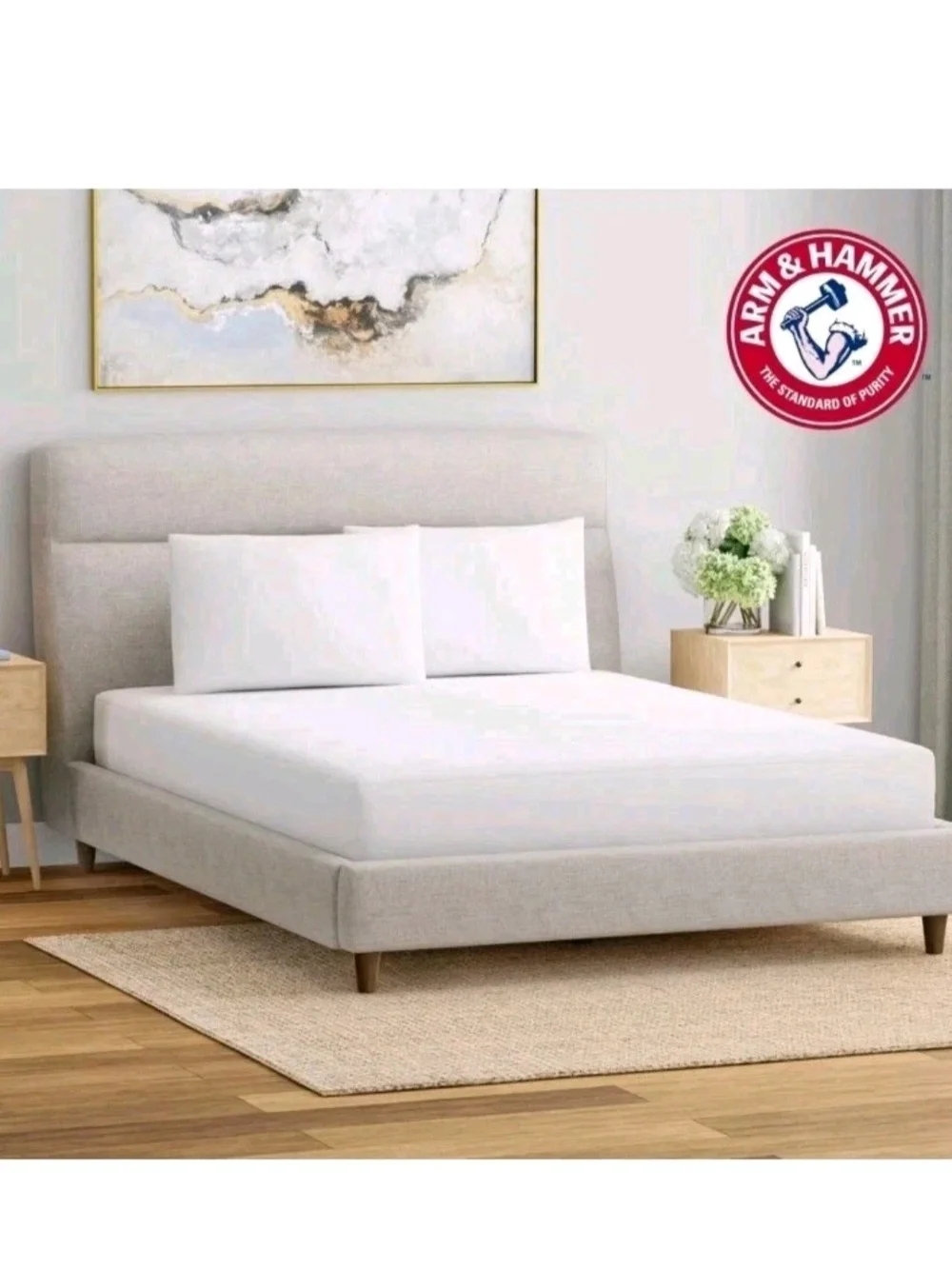 Lot Of 3 -  Arm & Hammer Twin / Twin Xl Soft Terry Mattress Protector